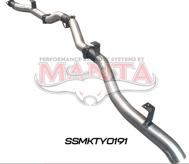 VDJ79 V8 UTE 2016+ 4IN SINGLE DPF BACK