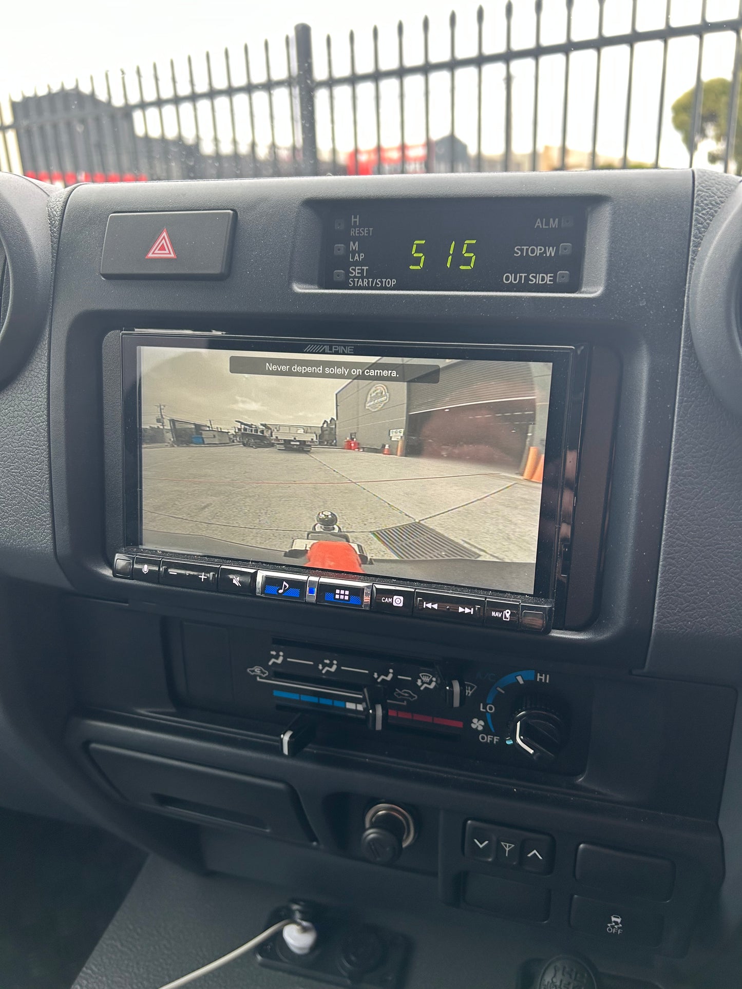 KC X-Bar Reverse Camera Bracket